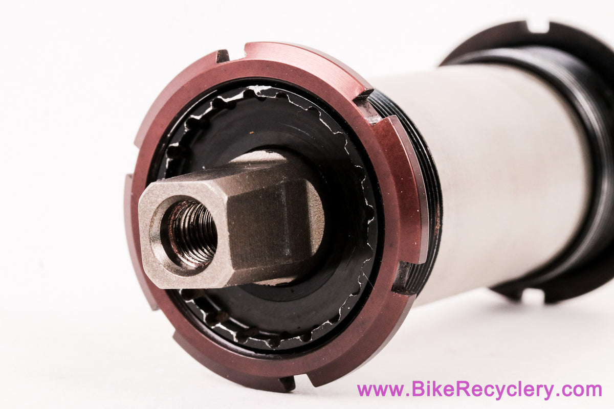 Erickson Titanium Bottom Bracket: 113mm x 68mm Square Taper - Vintage 1990's - RARE (Near Mint+ LOW MILES)