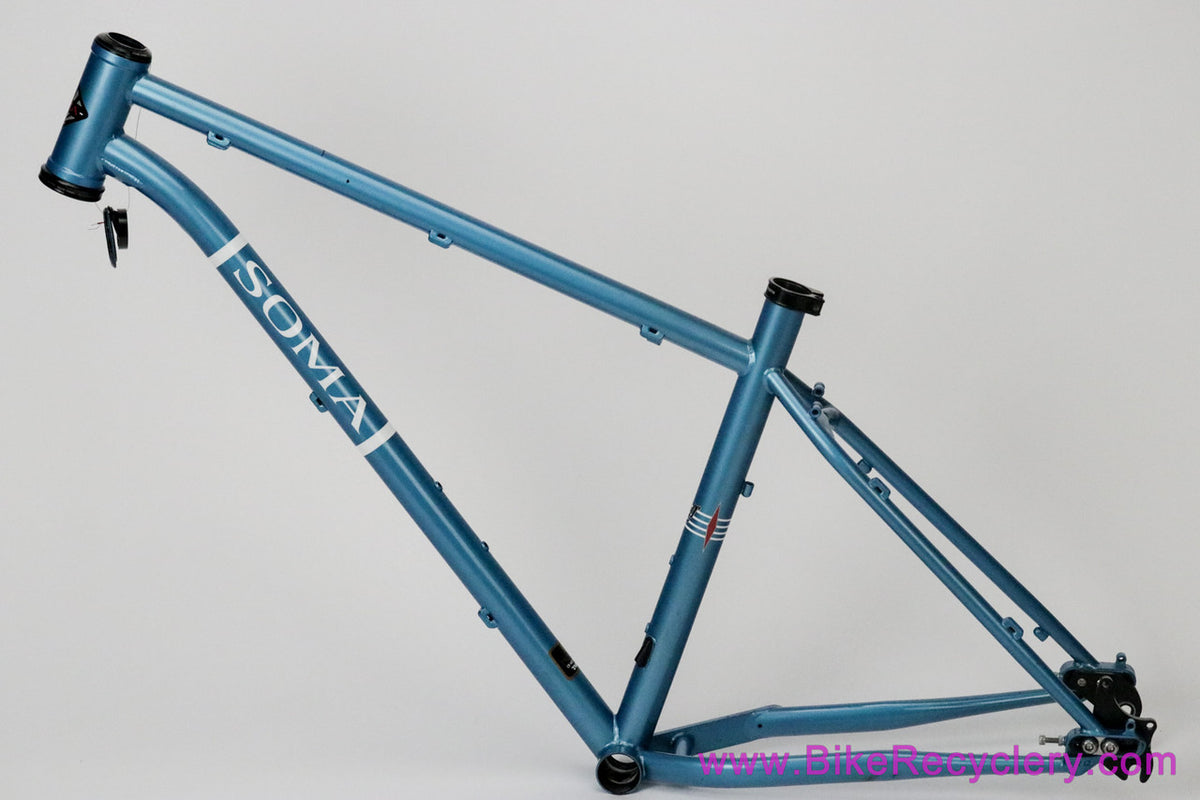 Soma Riff V1 Frame + Headset: Medium - Blue - 27.5" Hardtail (Near Mint, Fork Options Available)