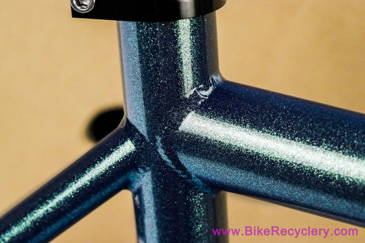 Wilde Rambler Gravel / Bikepacking Frameset: Large - Steel Fork - Iridescent Glitter Mermaid (NEW)