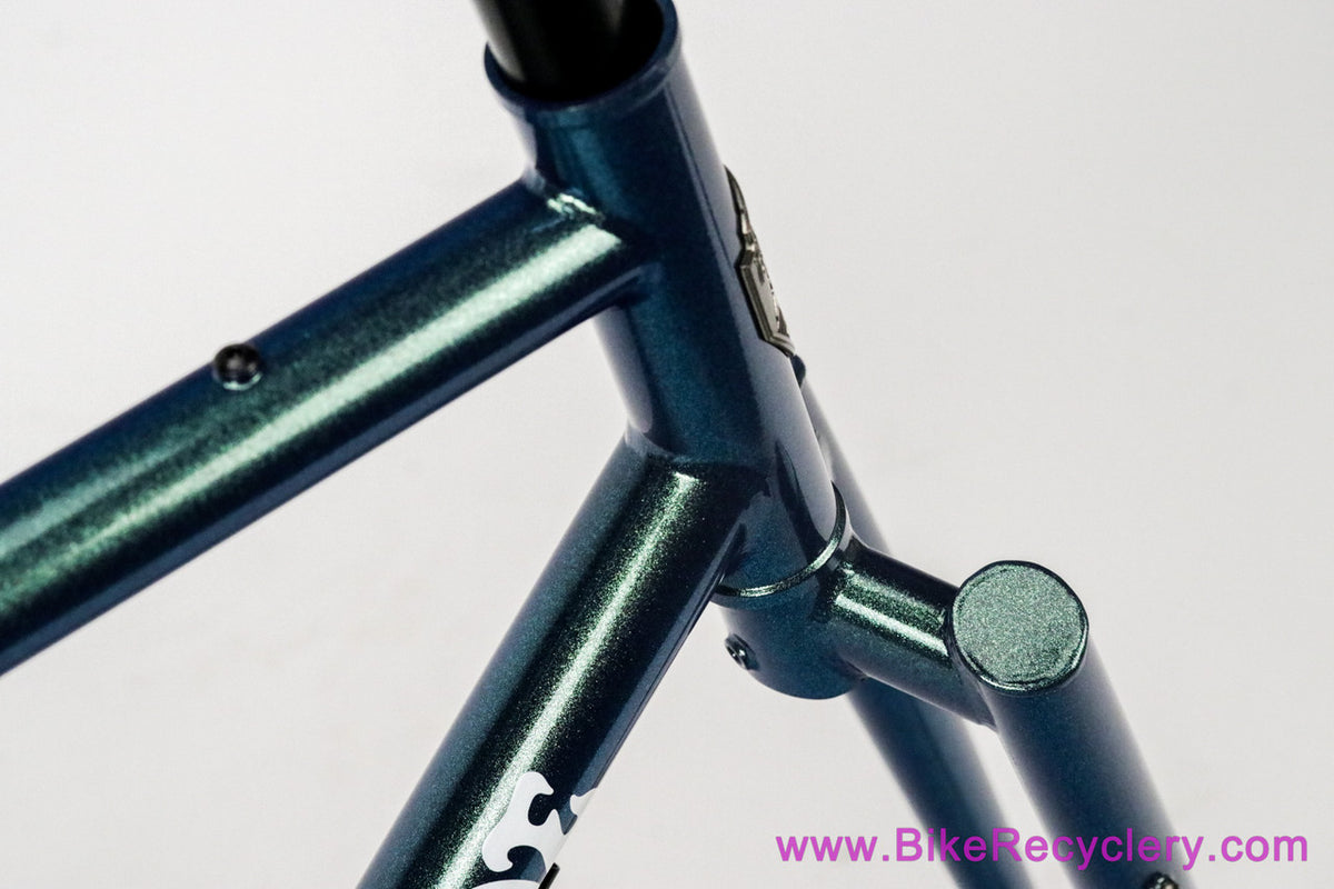 Wilde Rambler Gravel / Bikepacking Frameset: Large - Steel Fork - Iridescent Glitter Mermaid (NEW)
