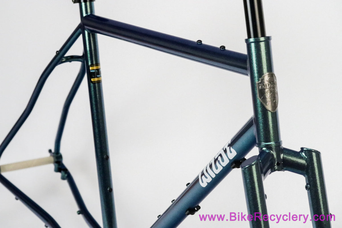 Wilde Rambler Gravel / Bikepacking Frameset: Large - Steel Fork - Iridescent Glitter Mermaid (NEW)