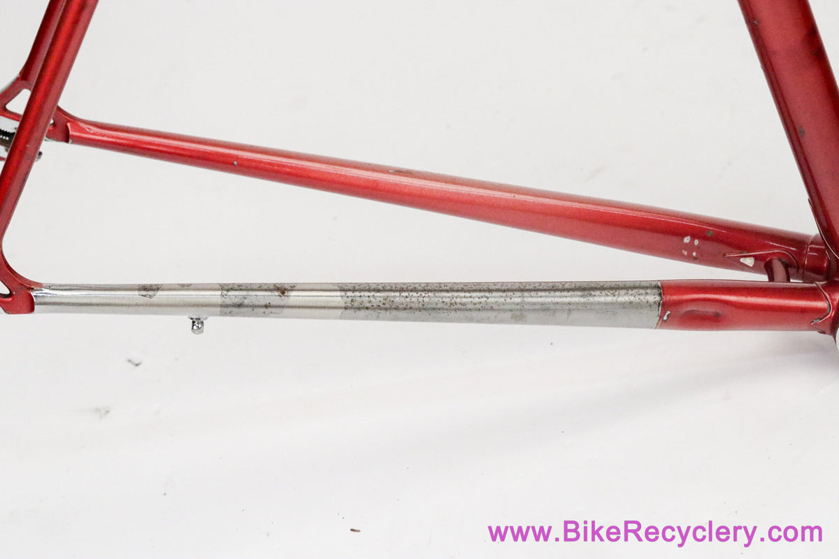 Grandis Special Campion Del Mondo Frameset: 56cm x 57.5cm - Columbus SL - OMAS Big Sliding Headset + Gipiemme BB - Red - Vintage ~1980 to 1983