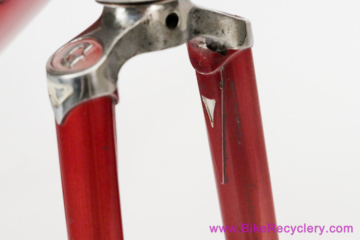 Grandis Special Campion Del Mondo Frameset: 56cm x 57.5cm - Columbus SL - OMAS Big Sliding Headset + Gipiemme BB - Red - Vintage ~1980 to 1983