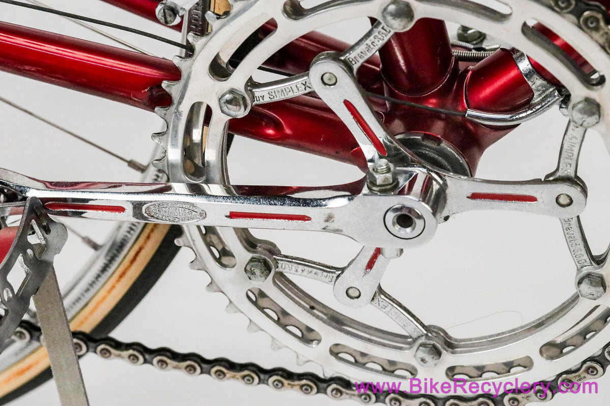 57cm Cinelli Model B: Original Paint/Parts - Record - Stronglight - Universal - Nisi - Way Assauto - Unica-Nitor - Red