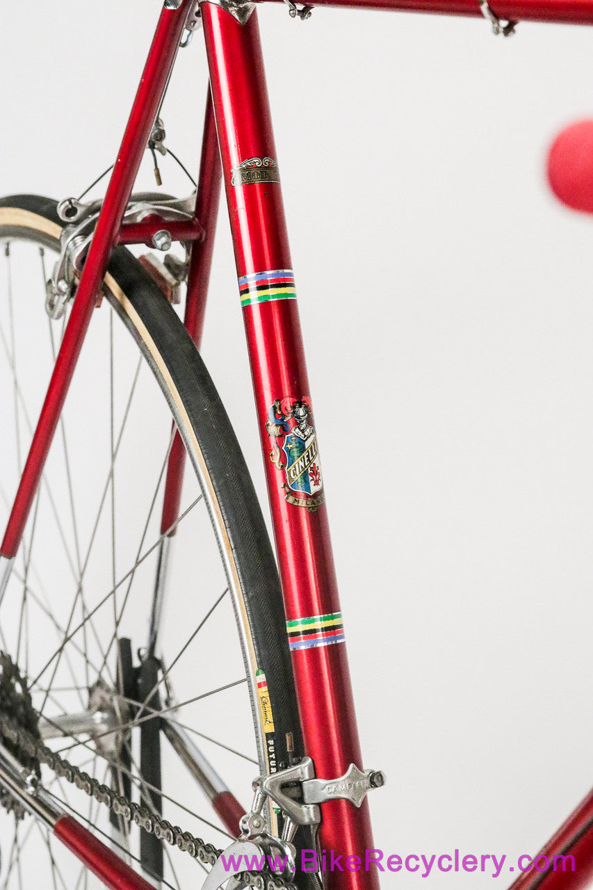 57cm Cinelli Model B: Original Paint/Parts - Record - Stronglight - Universal - Nisi - Way Assauto - Unica-Nitor - Red