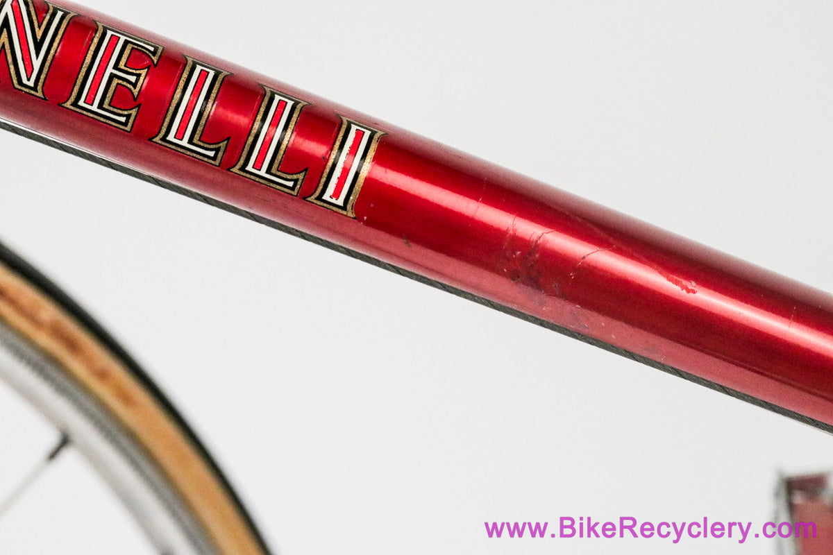 57cm Cinelli Model B: Original Paint/Parts - Record - Stronglight - Universal - Nisi - Way Assauto - Unica-Nitor - Red
