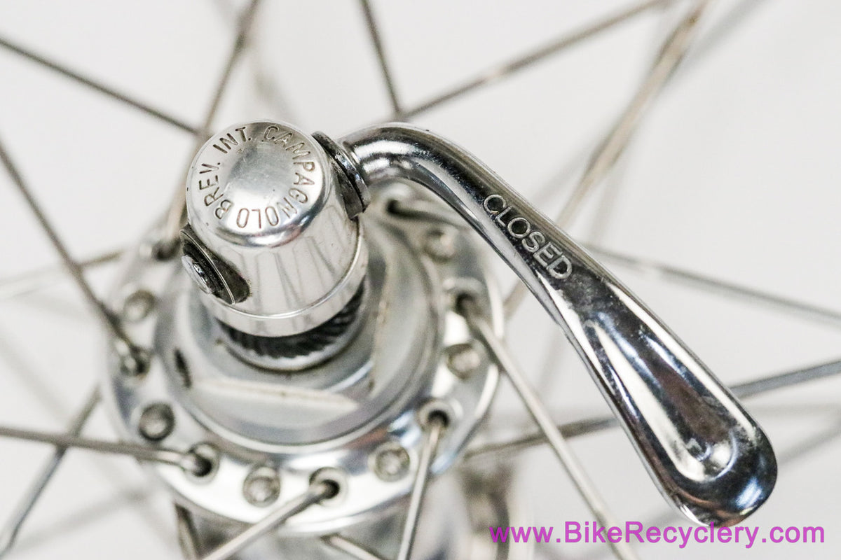 BLUE Ano Mavic Open Pro x Campagnolo Record/Chorus Wheelset: 700c x 32H - 9/10/11/12s (EXC+)