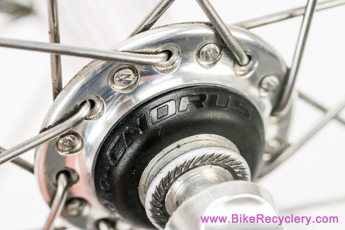 BLUE Ano Mavic Open Pro x Campagnolo Record/Chorus Wheelset: 700c x 32H - 9/10/11/12s (EXC+)