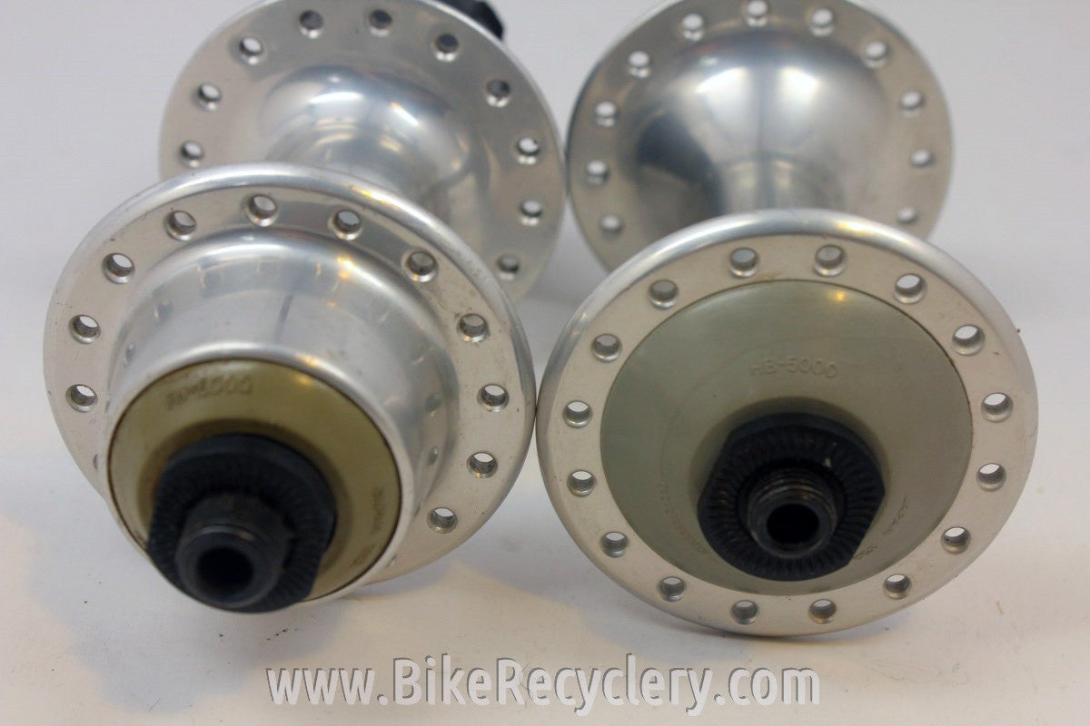 NOS Shimano Sante Hubset: 7-Speed Uniglide, 126mm 28/32H