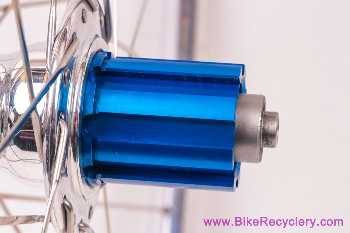 Phil Wood Classic Cassette Hub / H+Son Archetype Wheelset: Campy 9/10/11/12s - 28/32H - Polished (LOW MILES Near Mint++)