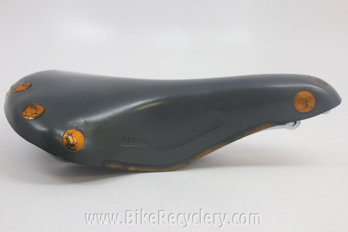 NIB/NOS Brooks Professional Special Saddle: Limited Edition Grey, 1980's