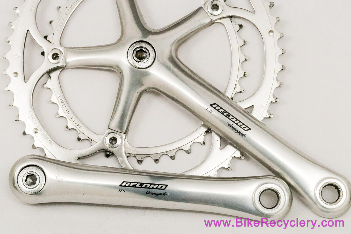 Campagnolo Record 10 Speed Crankset: Square Taper - 175mm x 53/39t - Silver/Alloy - FC02-RE (Near Mint)