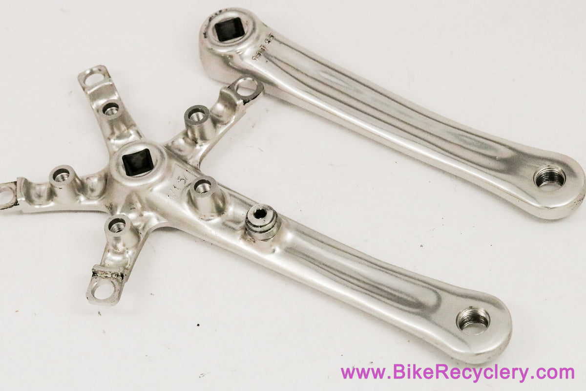 Campagnolo Record 10 Speed TRIPLE Crank Arms: Square Taper - 175mm x 53/39t - Silver/Alloy - FC02-RE (Near Mint)