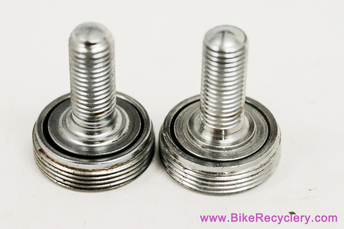 Campagnolo C-Record Self Extracting Crank Bolts: Chrome (EXC, Pair)