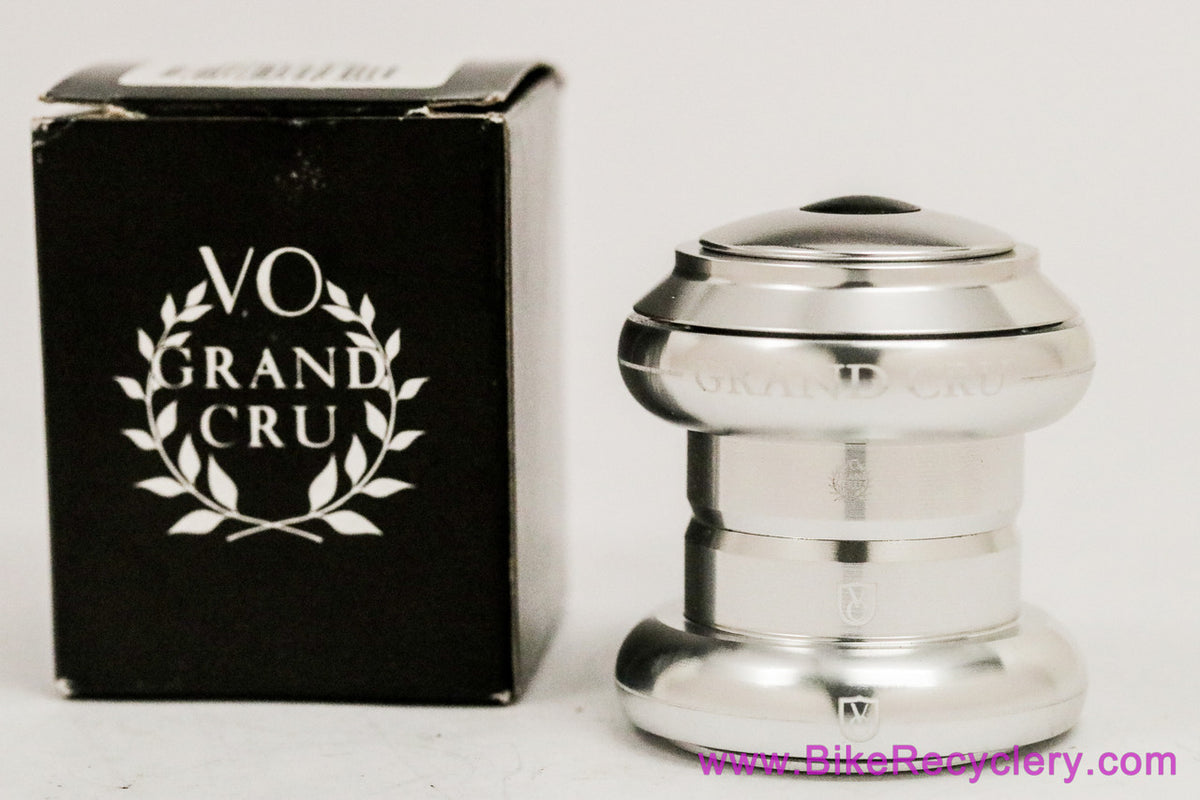 Velo Orange Gran Cru Threadless Headset: 1 1/8" - Silver (NEW)