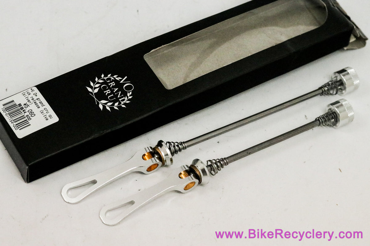 Velo Orange Gran Cru Quick Release Skewer Set: Silver (NEW)