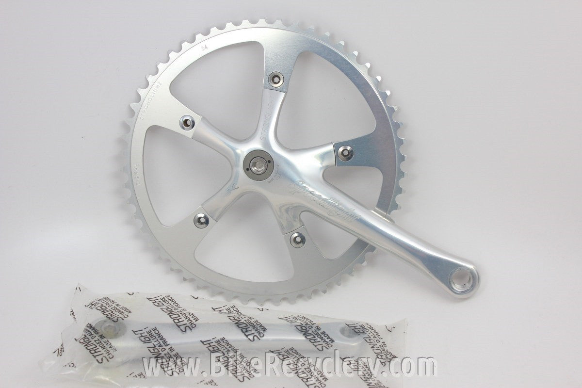 NOS Stronglight Speedlight Track Crankset: 172.5mm, 54t