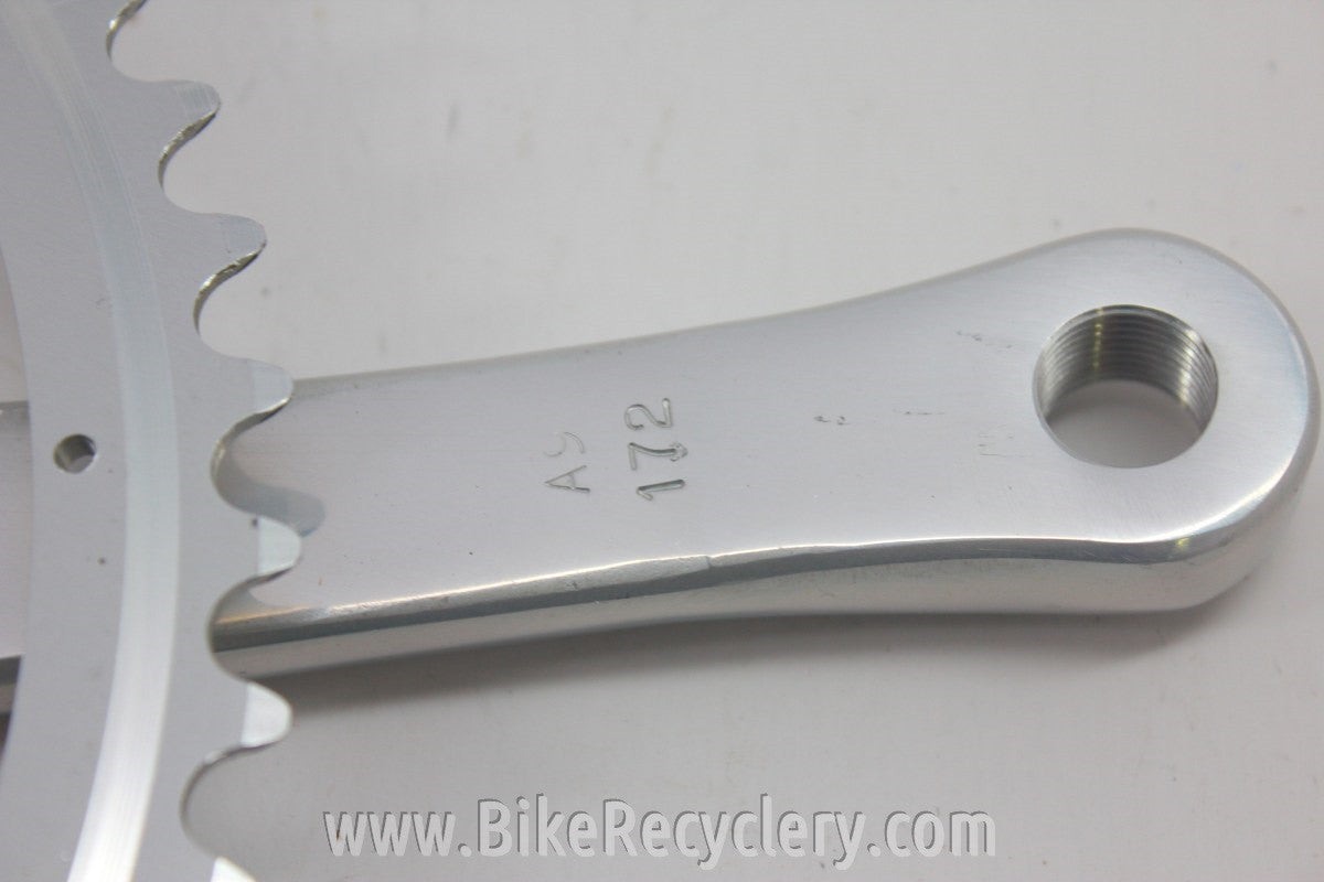 NOS Stronglight Speedlight Track Crankset: 172.5mm, 54t