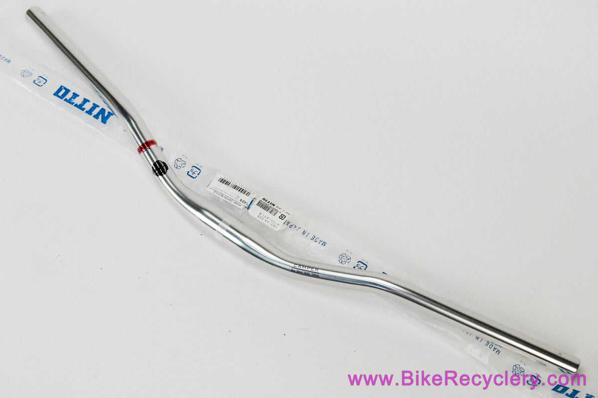 Steve Potts Cycles Camper Riser Bar B831: Silver - 740mm x 31.8mm - 38mm Rise - 18D Sweep (New)