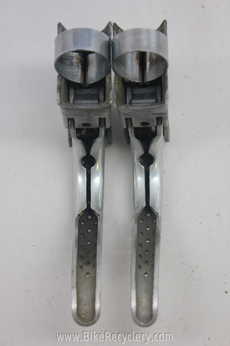 Zeus Drilled Brake Levers: 1960's / 70's, Unique Quick Releases