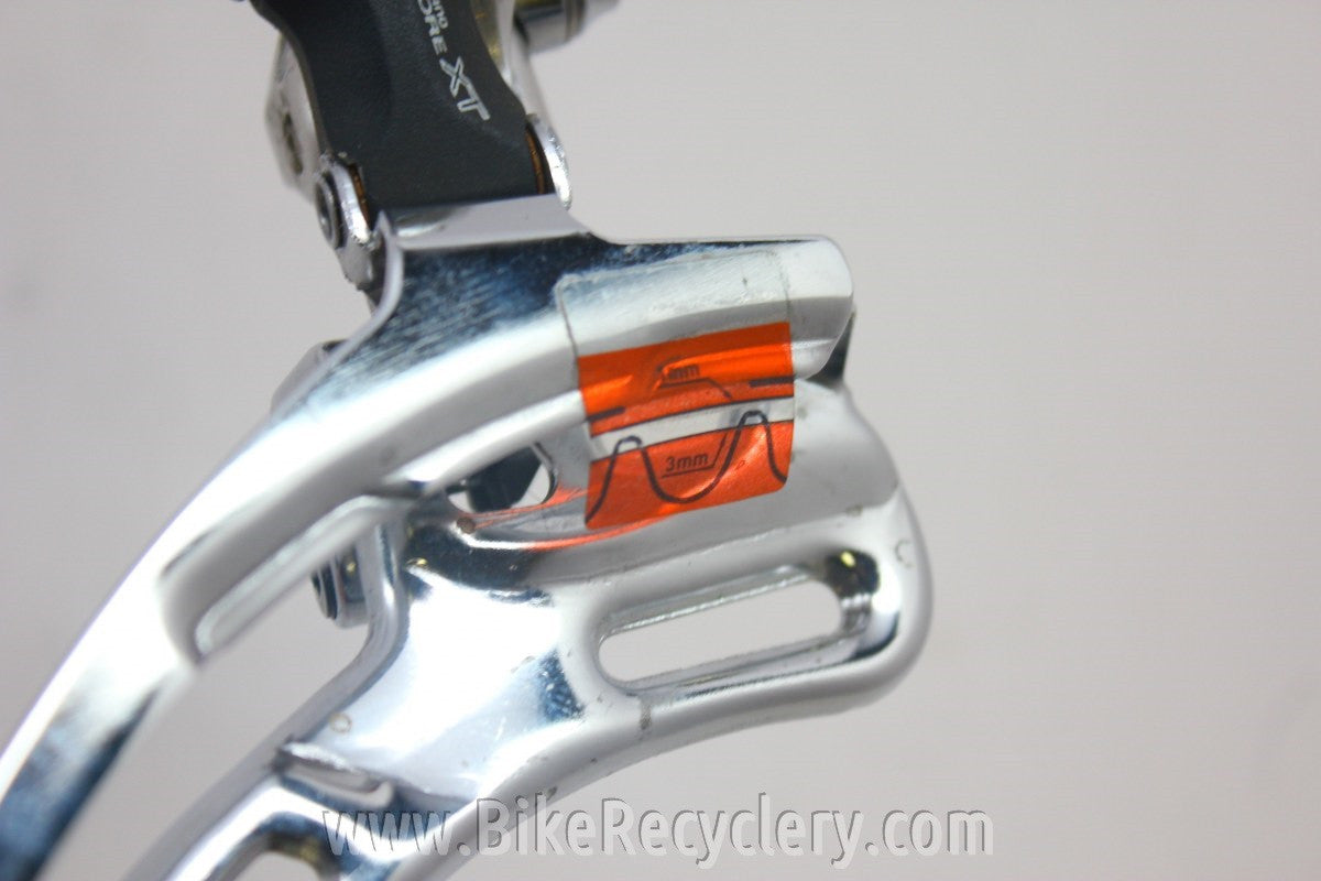 NOS Shimano XT FD-M738 Braze-On Front Derailleur: Triple