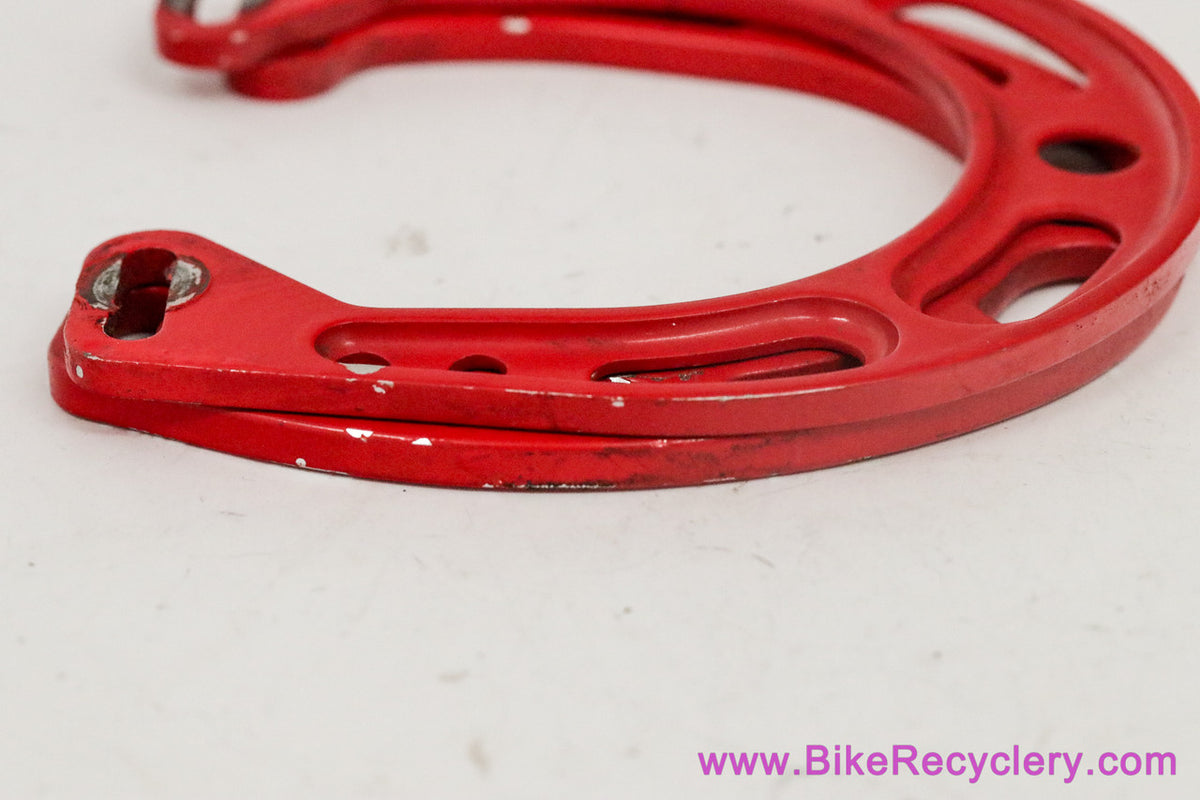 Cantilever Brake Booster Set: Front/Rear - Vintage 1990's - Red
