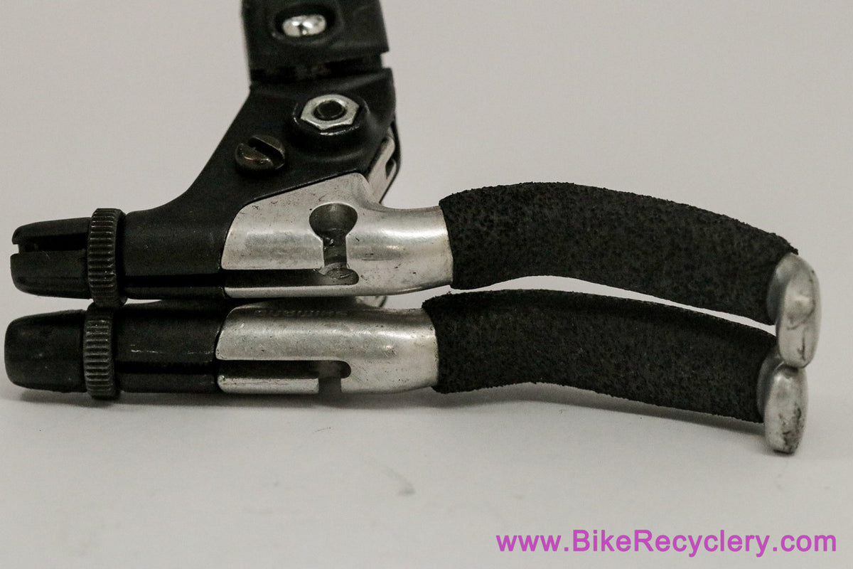 Shimano Deore BL-MT63 Cantilever Brake Levers: Silver/Black - Foam Covers (EXC)