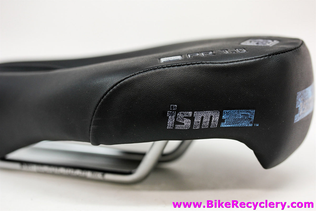 ISM PR 1.0 Noseless Saddle: Black - Steel Rails (NEW)