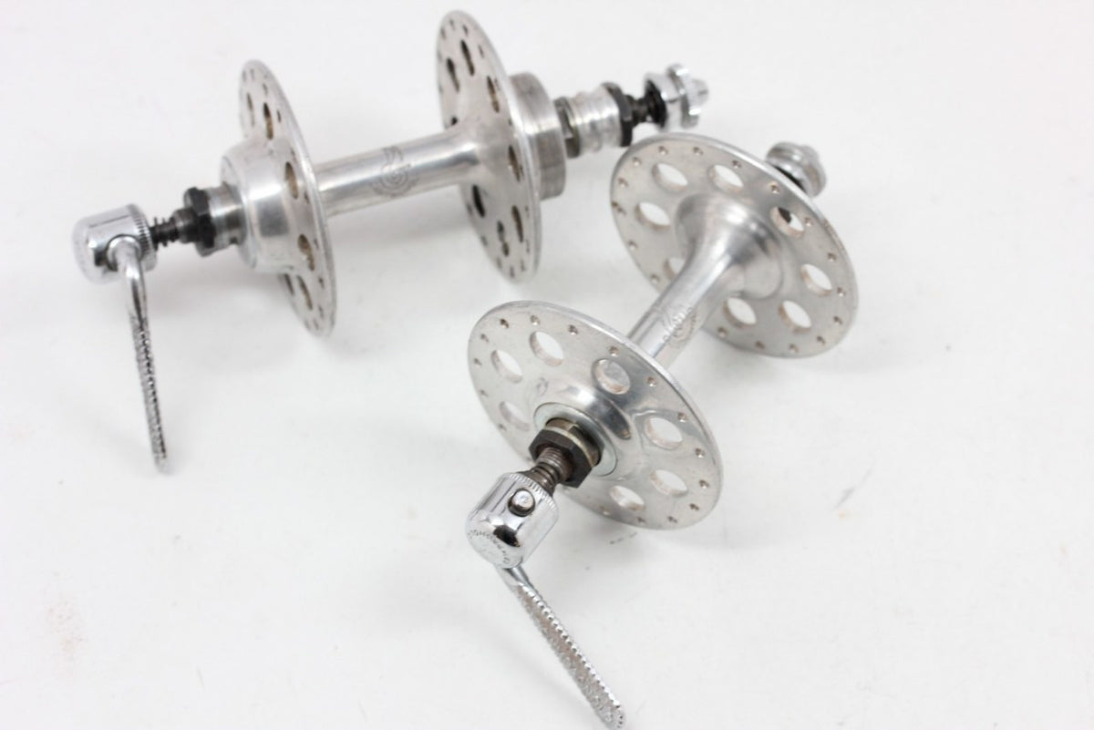 Campagnolo Nuovo Tipo 1253 High Flange Hubset: 36H x 120mm - QR Skewers (EXC)