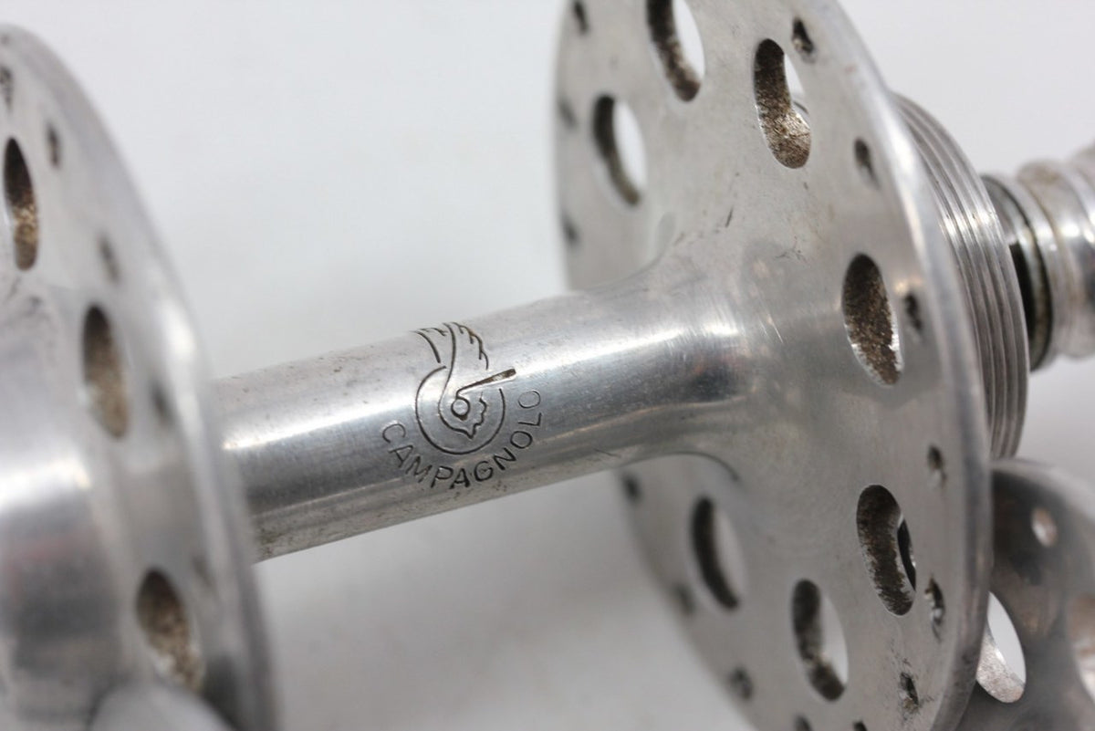 Campagnolo Nuovo Tipo 1253 High Flange Hubset: 36H x 120mm - QR Skewers (EXC)