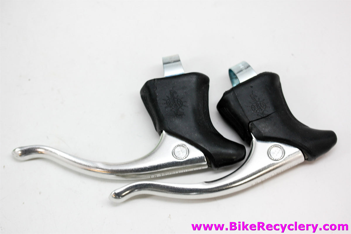 NIB/NOS Campagnolo Gran Sport Brakeset: Calipers & Levers w/ Black Hoods