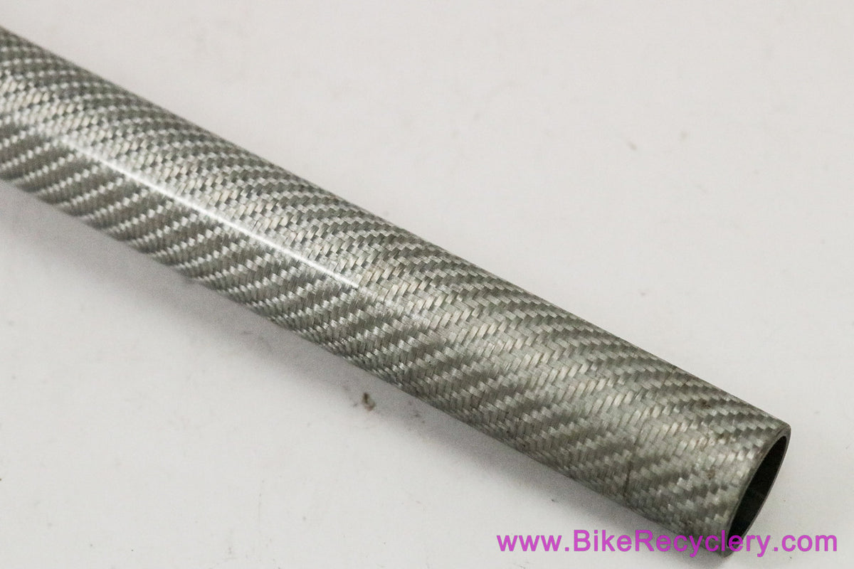 Token Pyrotec Carbon Seatpost: 27.2mm - Champagne/Silver 3K Weave - 1-Bolt