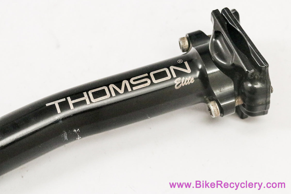 Thomson Elite Setback Seatpost: 27.2mm x 330mm - Black (EXC)
