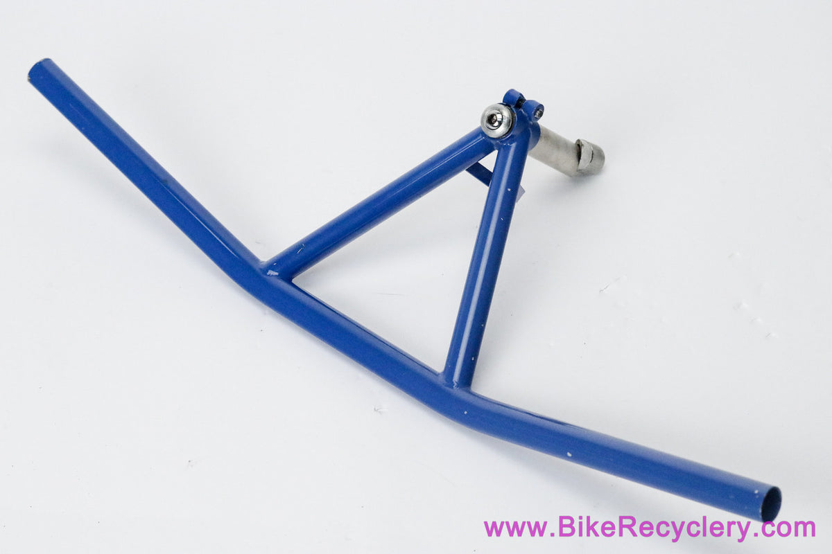Fisher MountainBikes Bullmoose Handlebars: Clamp On / Stud - Alloy - 1980's - Blue