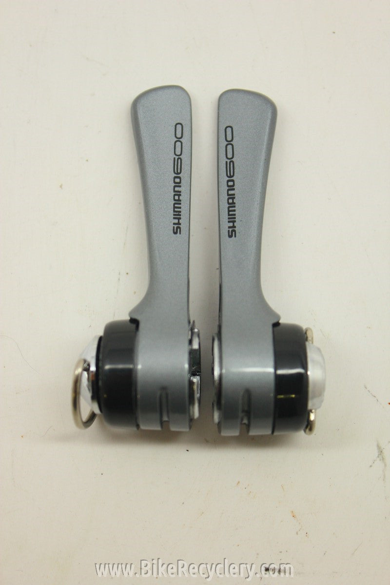 Shimano 600/Ultegra Tri-Color Downtube Shifters: 6/7 Speed Indexed, SL-6400