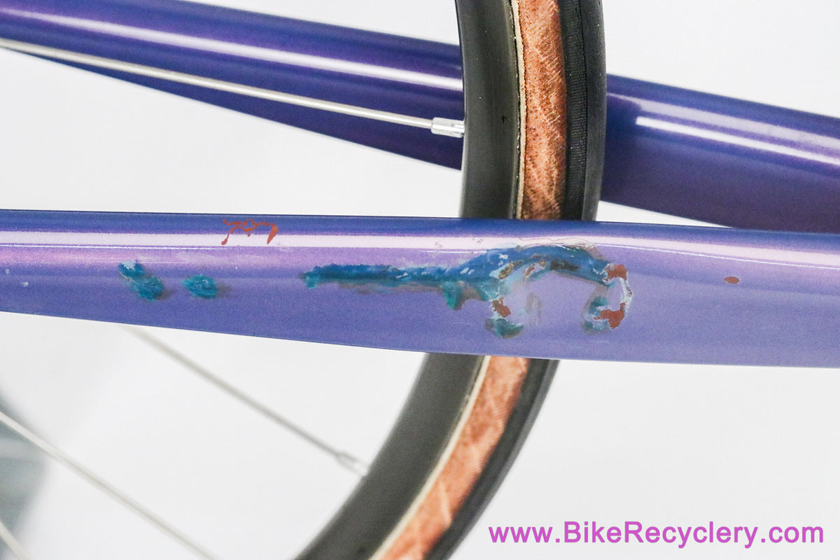Skip Hujsak Time Trial Frameset + 24" Wheels: 55cm x 57cm - Columbus Max - Winners 2000 / Sun Mistral - Purple Pearlescent