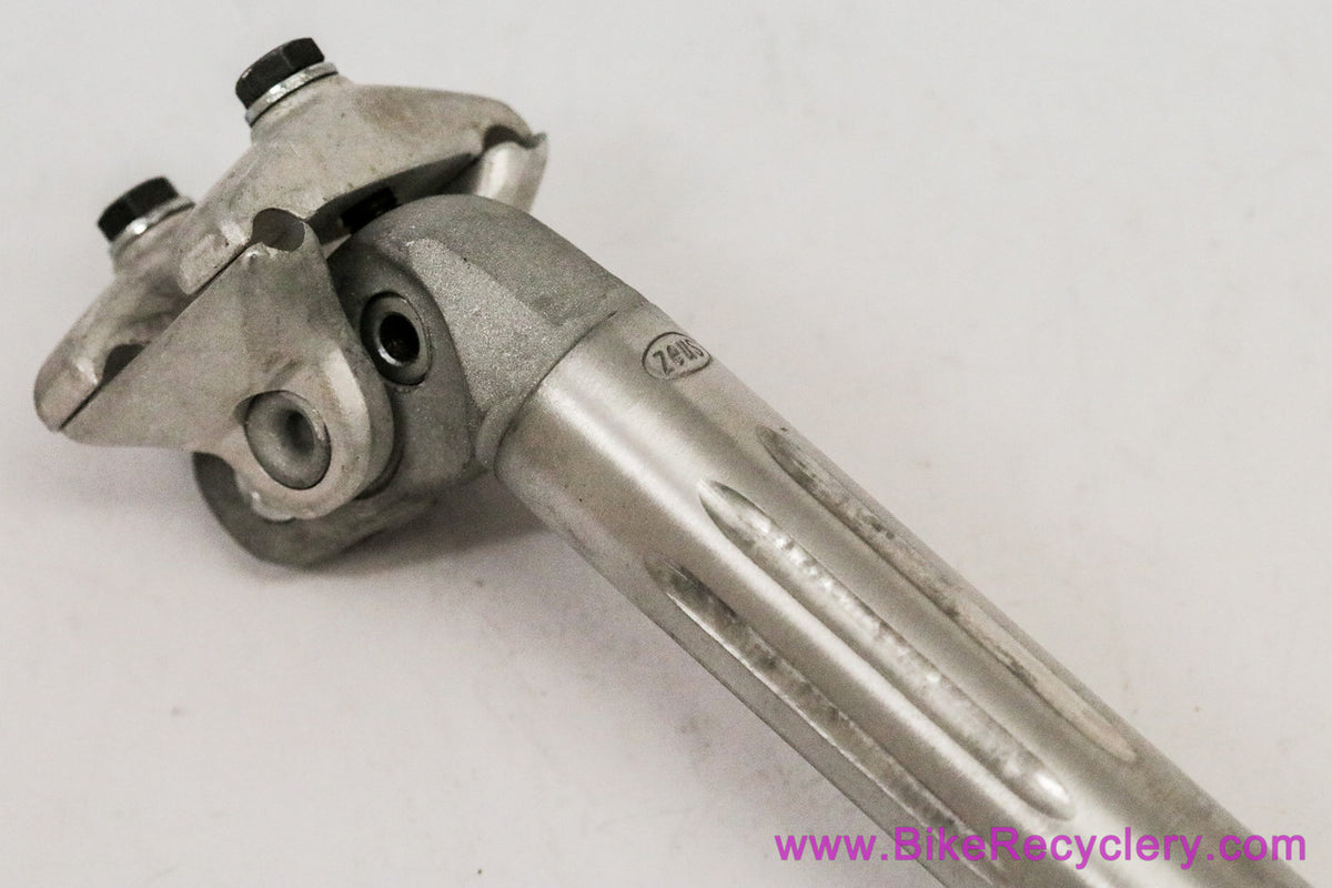NOS Zeus Fluted Seatpost: 26.6mm - Two Bolt - Alloy Clamp (shop wear)