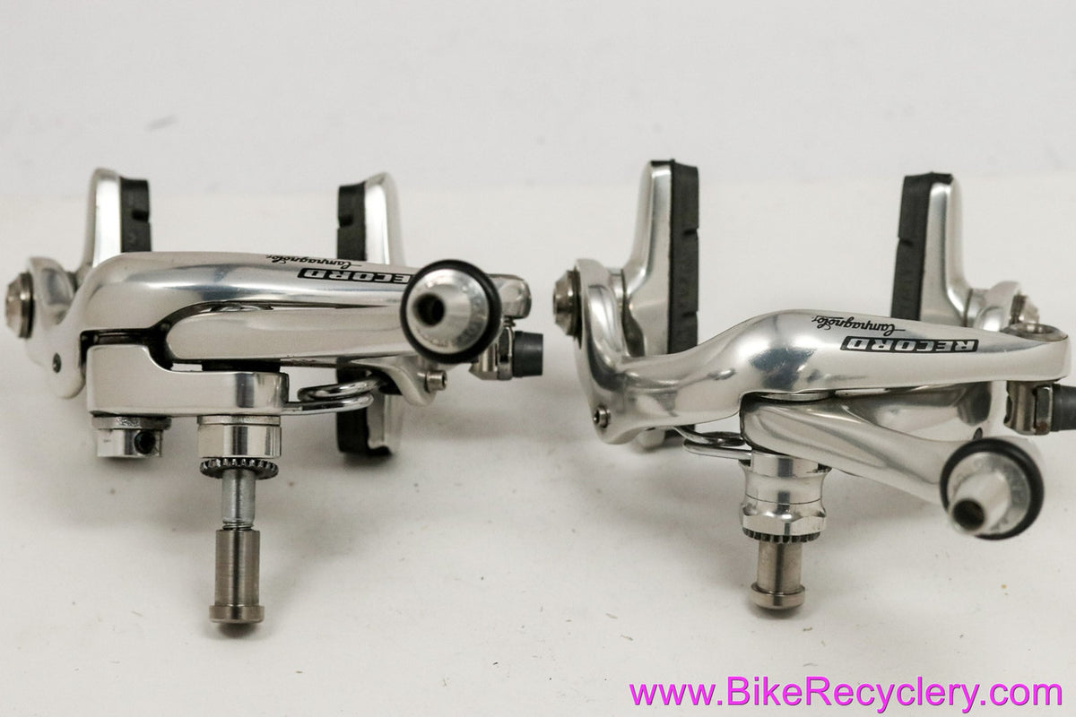 Campagnolo Record Titanium Dual Pivot Brakeset: BR02-RED - Silver - 10s (Near Mint+ Low Miles)