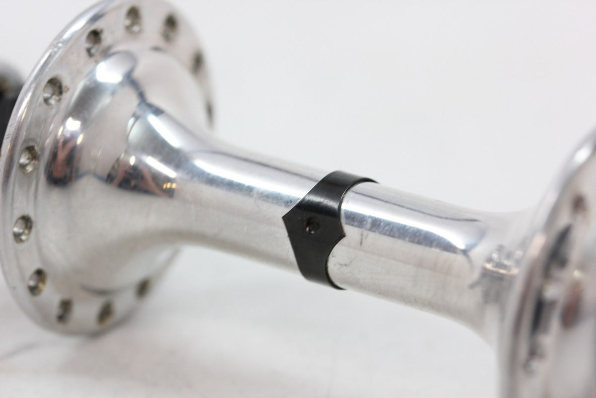 Campagnolo #1034 Nuovo/Super Record Front Hub: Low Flange - 28H - QR Skewer (Take-Off)