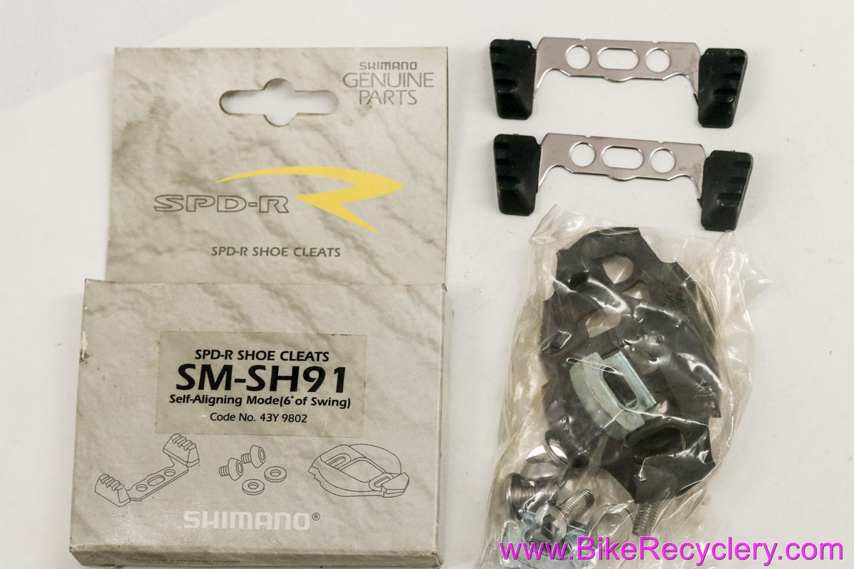 NIB/NOS Shimano Dura Ace SM-SH91 SPD-R Cleats: PD-7700/7700 - PD-6500/6501