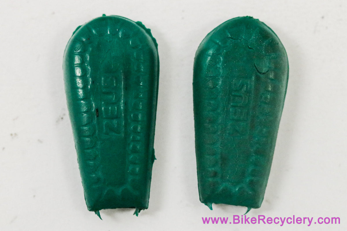 Zeus Downtube Shifter Lever Covers: Deep Teal / Turquoise (Near Mint+, Pair)