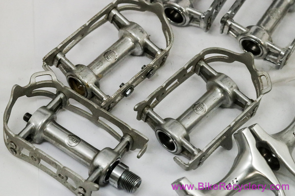 Zeus Pedal Parts Lot: Cages & Body - Road / Track - Criterium - Supercronos - Gran Sport (NOS & Used)