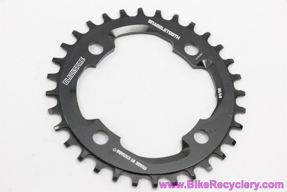 Blackspire Snaggletooth Narrow/Wide Chainring: 32t x 94mm - 1x 11s - Black (NEW)