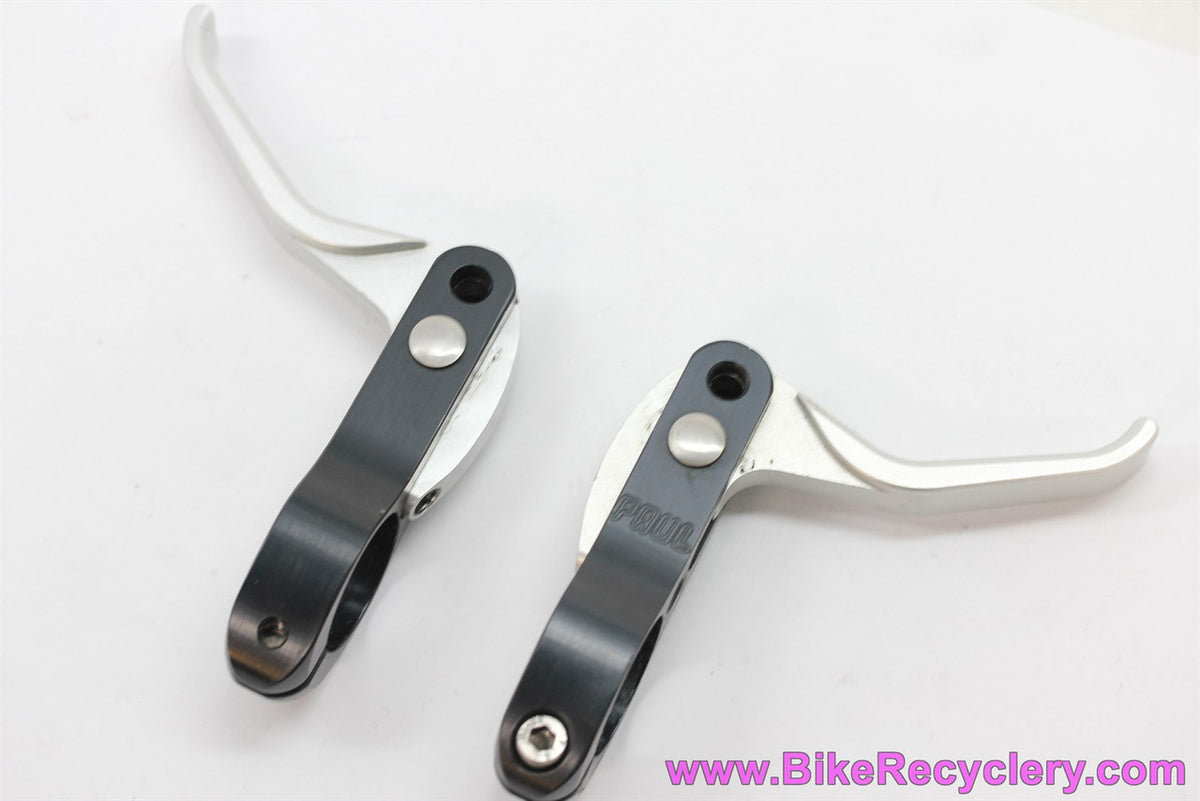 Paul Cross Lever Brake Levers: Left/Right PAIR - 26.0mm - Inline Top Bar (EXC)