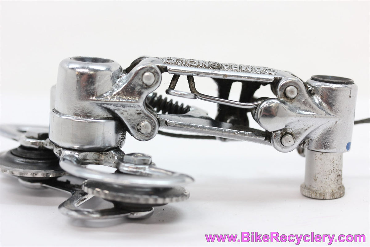 Campagnolo Gran Sport Rear Derailleur: Steel Plated Bronze - 1950's-1960's - 1012/4 (Near Mint)