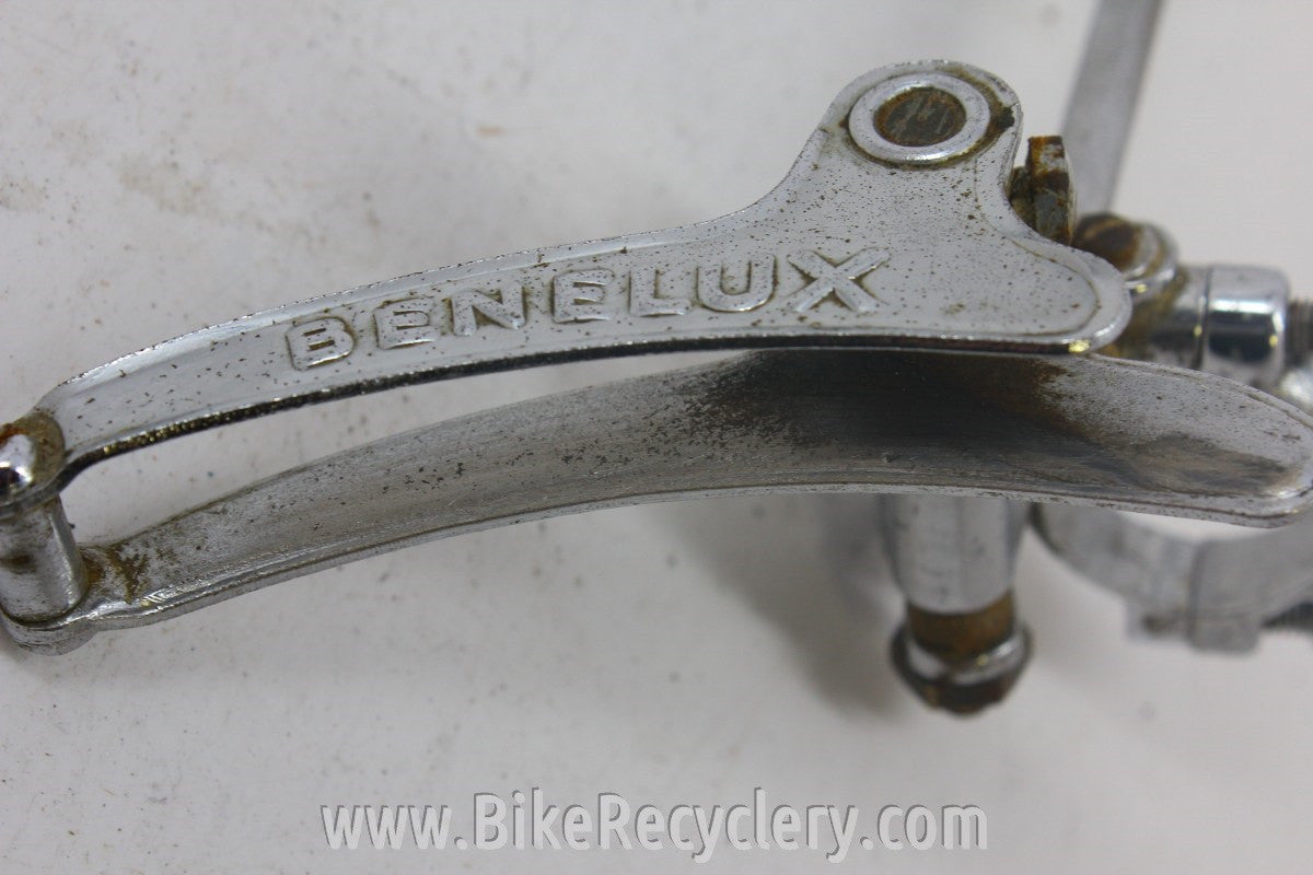 Cyclo Benelux Front Derailleur: Rod / Lever Type, 1950's