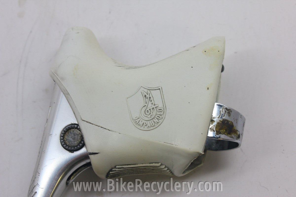 Campagnolo C-Record Brake Levers: Clean White Hoods, 1st Gen