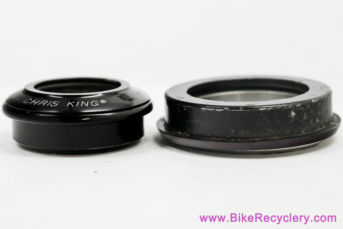 Chris King Inset 2 Headset: Black - 1 1/8" < 1.5" Tapered