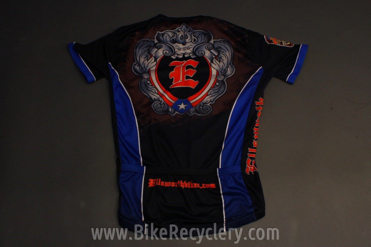 Ellsworth Cycling Jersey: SMALL Primal Wear Black/Blue MINT or NOS