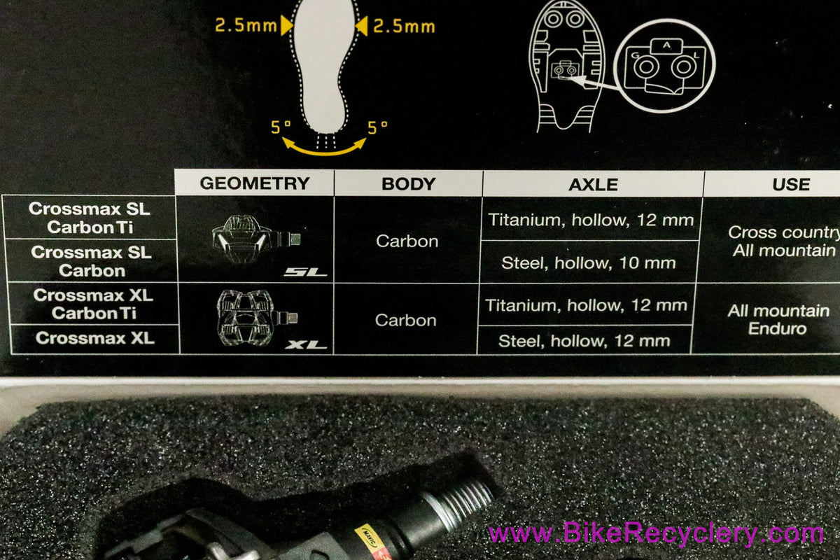 Mavic Crossmax SL / Time ATAC XC Pedals: No Cleats (Near Mint+)